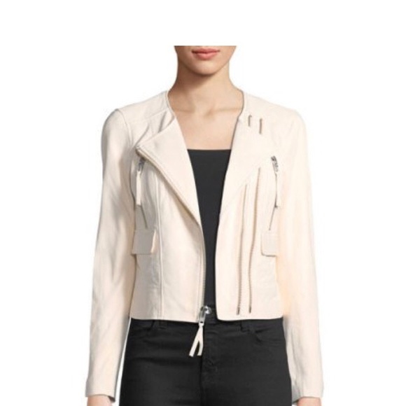 Joie Leather Vivianette Jacket Size M 